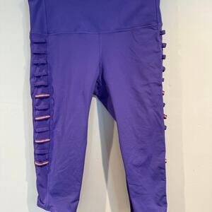 Lululemon In The Flow Crop II Leggings in Iris Flower